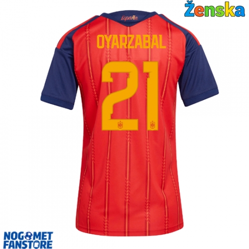 Španjolska Mikel Oyarzabal #21 Domaci Dres za Ženska SP 2026 Kratak Rukav